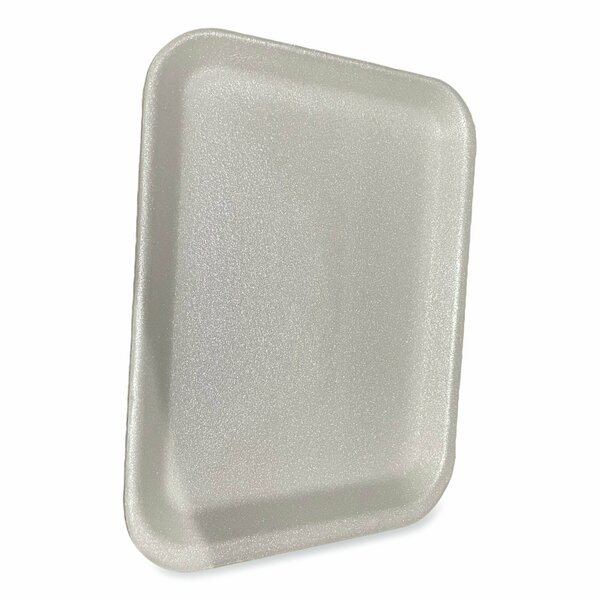 Gen Meat Trays, #4S, 9.5 x 7.25 x 0.5, White, 500PK 4SWH